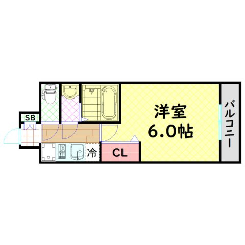 【間取り】 | ファステート難波ラグジュ