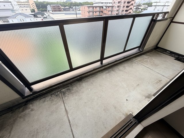 マンションつつみ起のバルコニー
