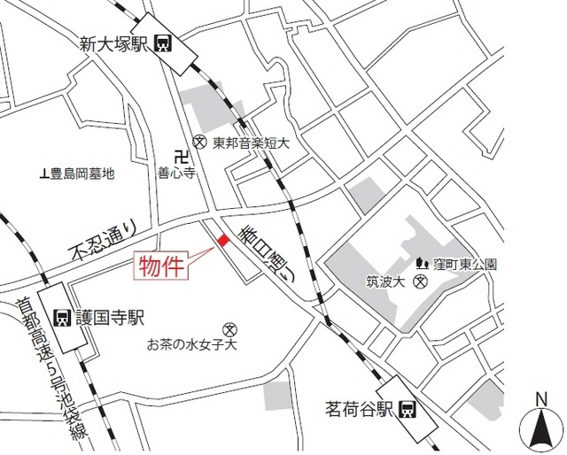 ファインクレスト護国寺の間取り