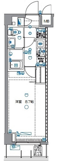 パティーナ菊川の間取り