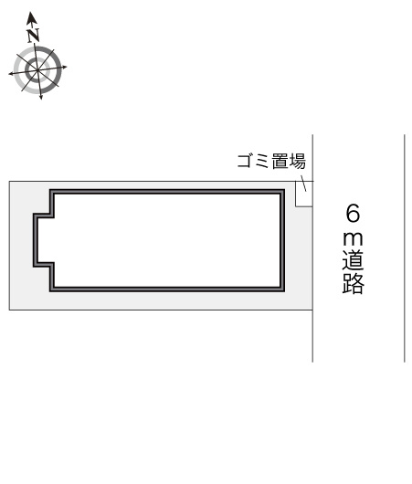 レオパレスひまわりの間取り