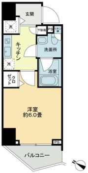 ＫＤＡ　ＳＨＩＮＡＧＡＷＡ　ＯＳＡＫＩの間取り