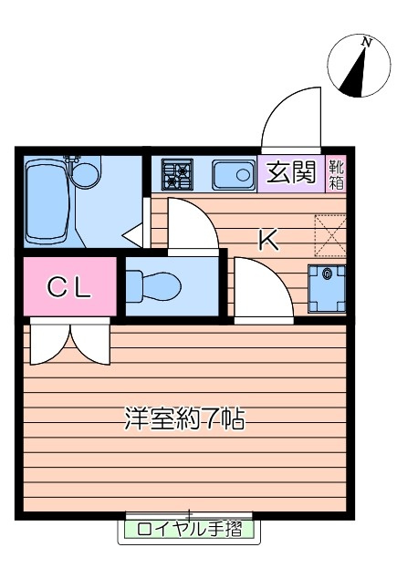 パルテール一之江Ⅰの間取り