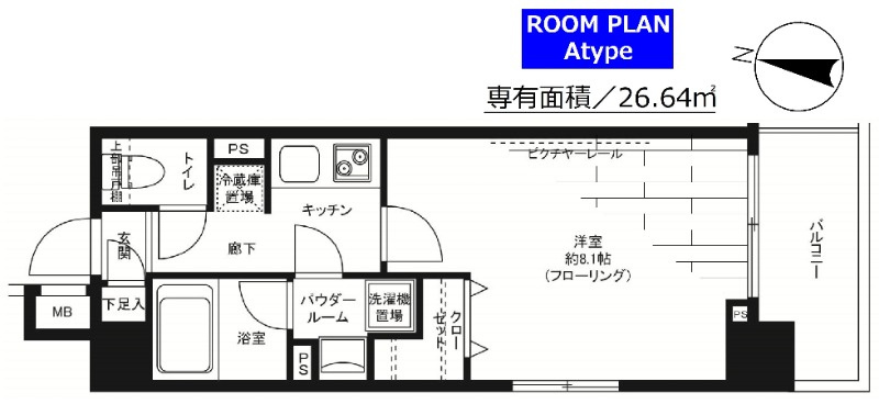 ステージファースト新宿西落合の間取り