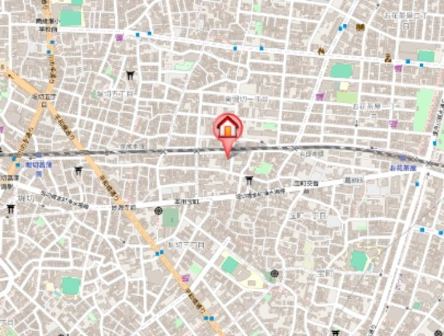 パークステュディオ堀切菖蒲園Aの地図