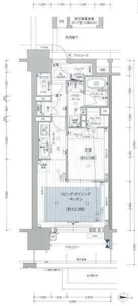 プレサンス　グラン　栄　ＴＨＥ　ＴＯＷＥＲの間取り