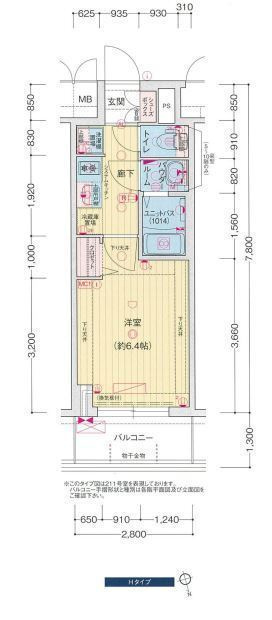 プレサンス広小路通今池の間取り
