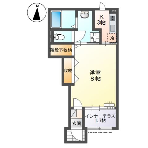 スカイガーデン六軒屋の間取り