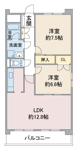 サンパーク一社の間取り