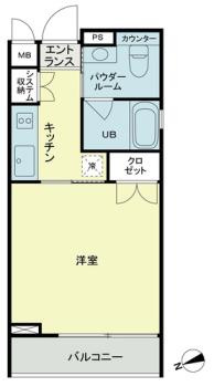 ベルファース新橋の間取り