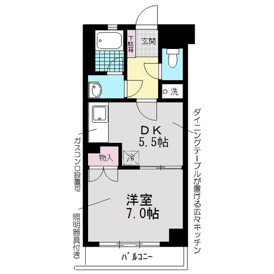 ＢＩ　ＣＡＳＴＬＥ　ＮＡＫＡＮＯの間取り