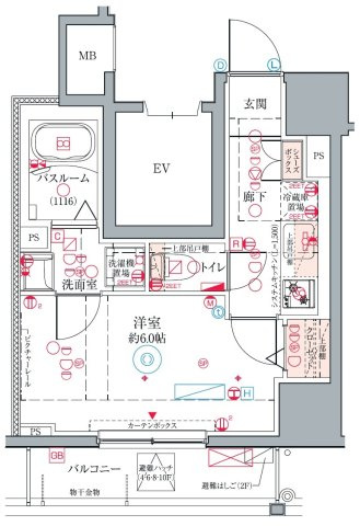 クレヴィスタ板橋の間取り