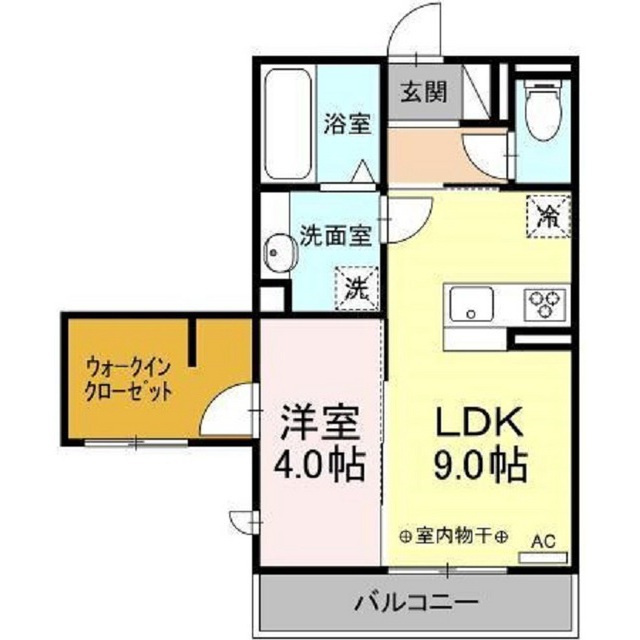 D-ROOM六条福寿町の間取り