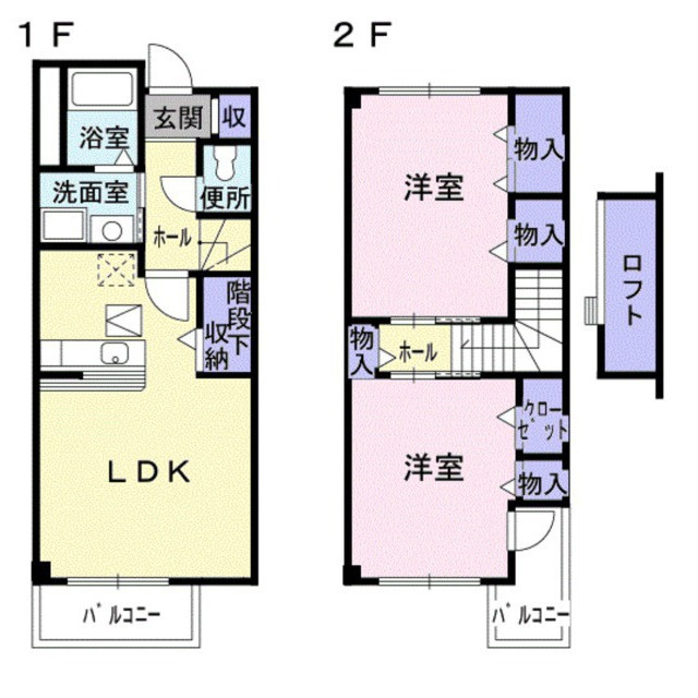 パルテールＡの間取り