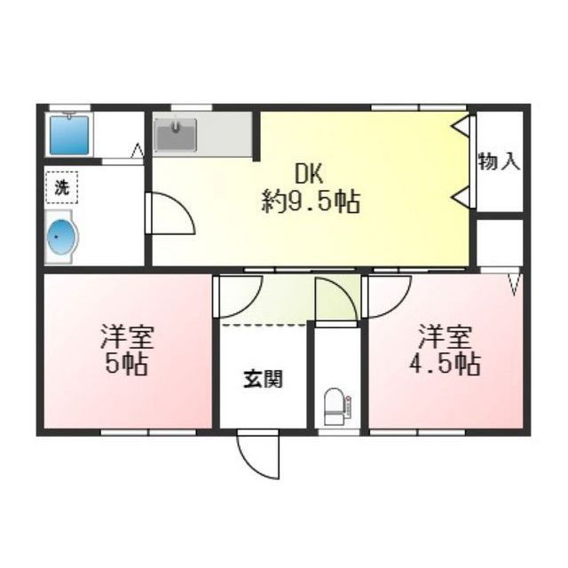 ユタカハウスの間取り