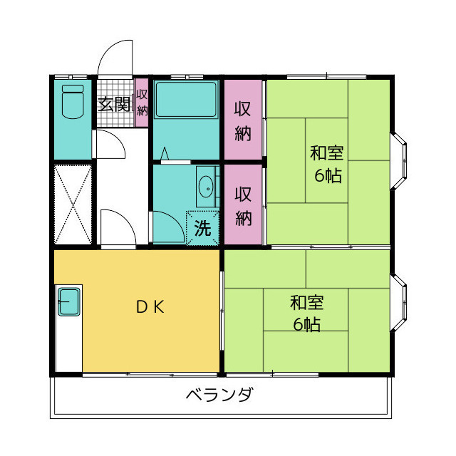 秀庄苑の間取り