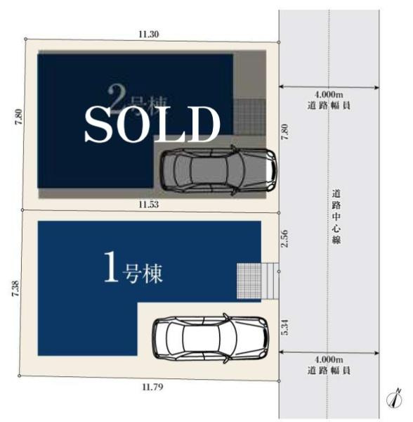 横浜市旭区さちが丘の新築一戸建の区画図|最終１棟の販売です！
お気軽にお問合せ下さい！