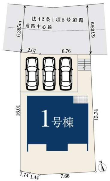 横浜市旭区南希望が丘の新築一戸建の区画図|限定1区画の販売です！
お気軽にお問合せ下さい！