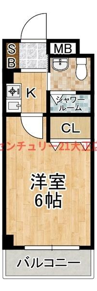 フィエンテ泉尾の間取り|シンプル間取り