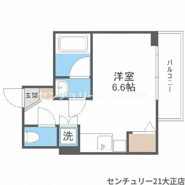 プランTAT弁天町の間取り