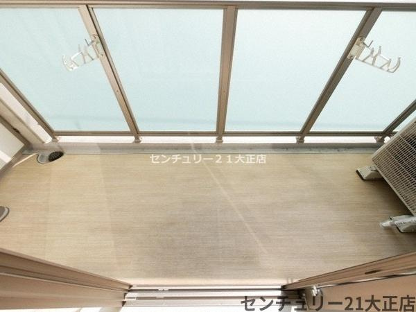 プランTAT弁天町のバルコニー