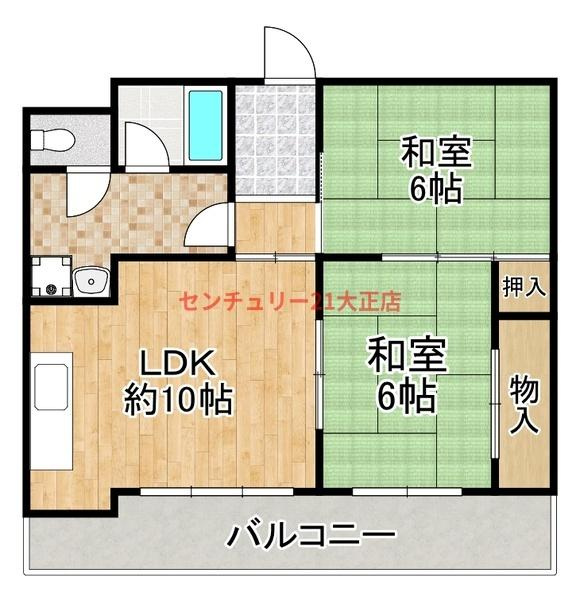 S-court BENTENの間取り