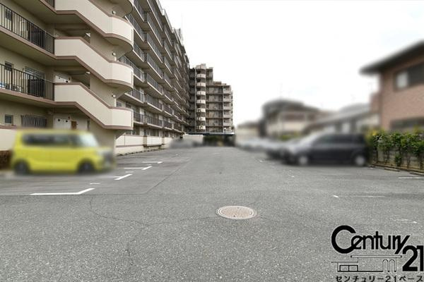 レックスコートオークティの駐車場|■現地撮影写真■こちらは現地駐車場です！