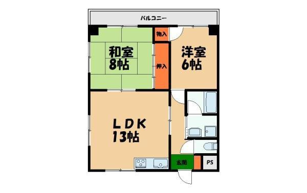 【間取り】 | カサ・ローゼ浜乃木Ｐａｒｔ３