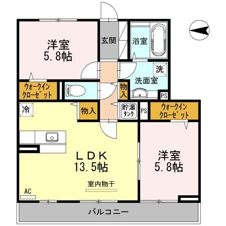 D-Room・SK IIの間取り