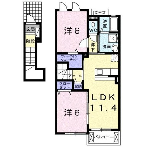 レジデンス・ネオⅢの間取り