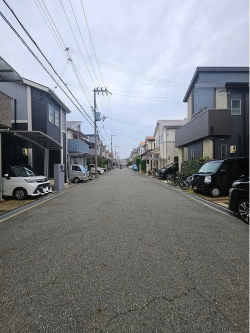 西淀川区中島1丁目中古戸建の前面道路含む現地写真