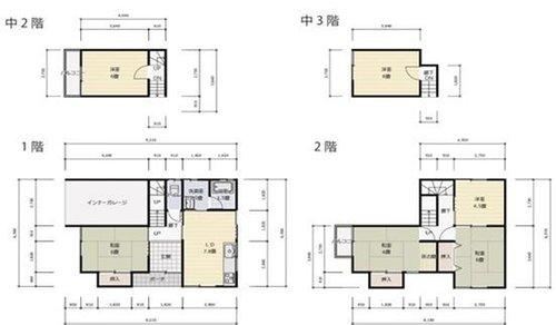 東大阪市横小路町4丁目中古戸建の間取り