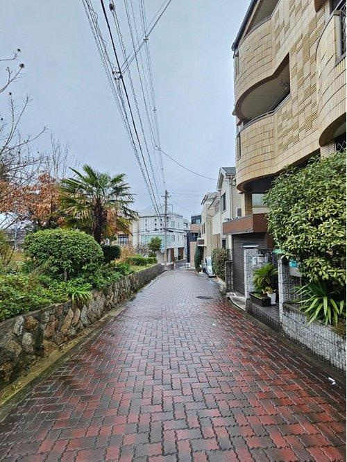 阿倍野区松虫通3丁目中古戸建の前面道路含む現地写真