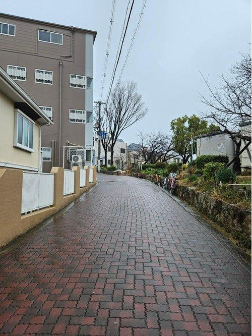 阿倍野区松虫通3丁目中古戸建の前面道路含む現地写真