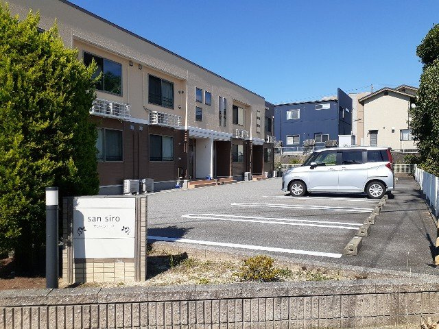 サンシーロの駐車場