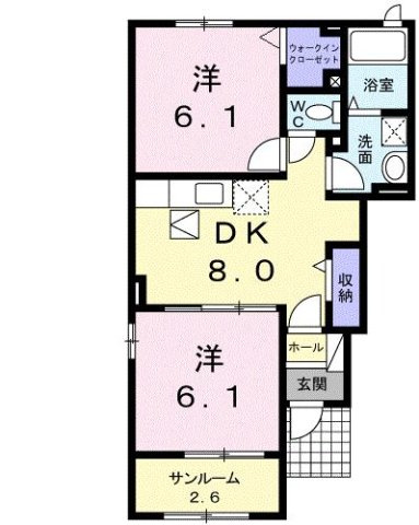 コンフォーティアの間取り