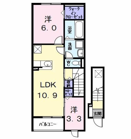 グラン　ブレスの間取り