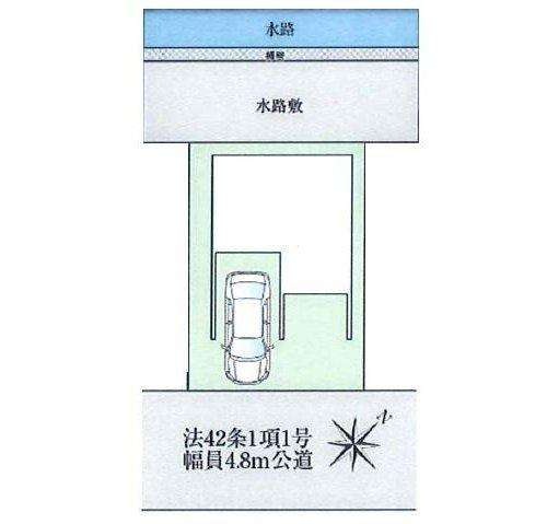 摂津市南別府町新築戸建の区画図