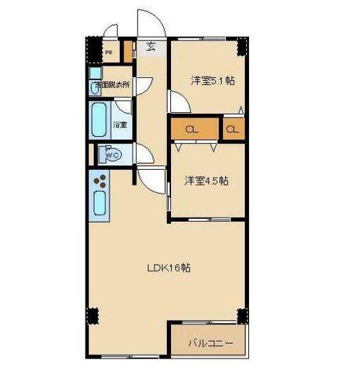 プレジデント城東の間取り