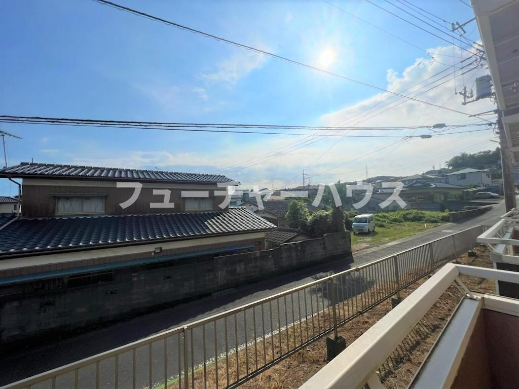メールハイツAの展望|お洗濯にも便利なバルコニー付き