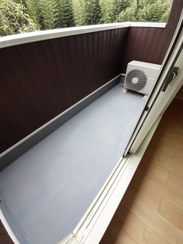 プレッソオⅡＢのバルコニー