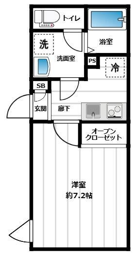 Ｌａｔｉａｓ日暮里の間取り