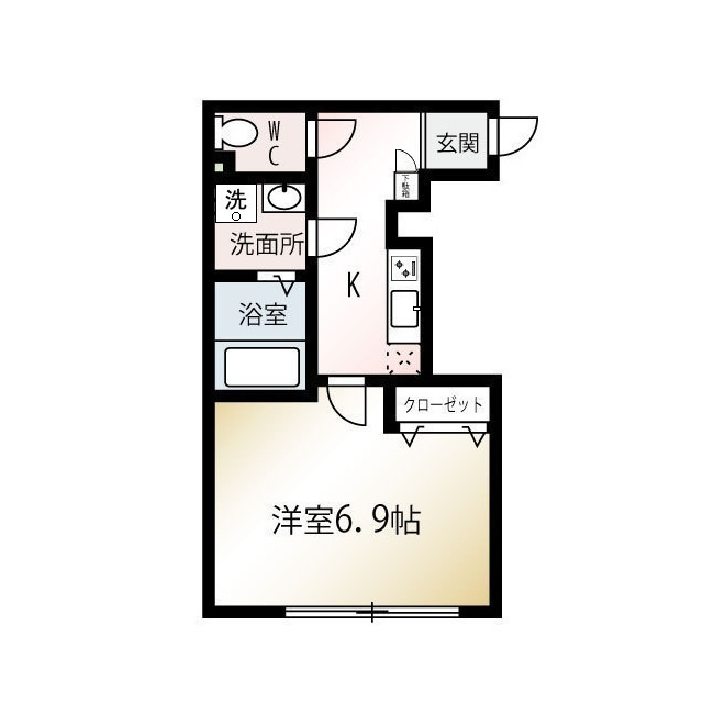 MQuarto瑞江Ⅱの間取り