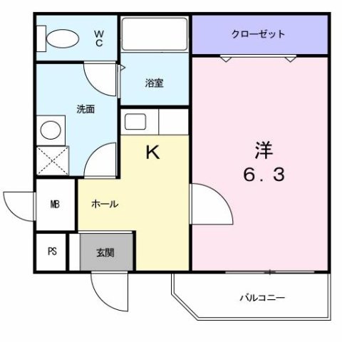 サンバニ－都島の間取り