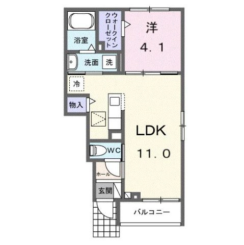 栄１丁目アパートの間取り