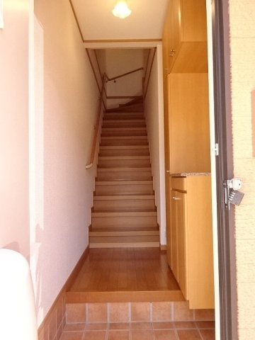 グリーンヴィレッジⅤの玄関