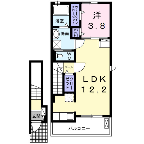 サニーホームⅡの間取り