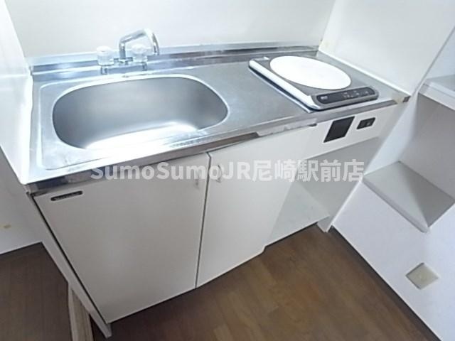 尼崎市武庫之荘２丁目の賃貸マンションのキッチン