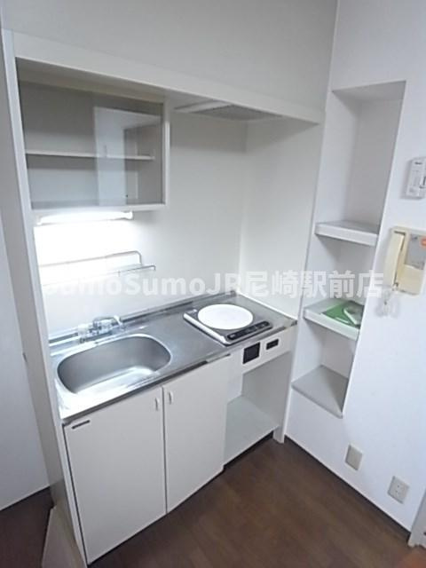 尼崎市武庫之荘２丁目の賃貸マンションのキッチン