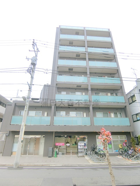 グランデュールⅦ大田中央の外観|2020年8月築　RC鉄筋コンクリート造地上10階建て総戸数29戸
東京都大田区中央4丁目　JR京浜東北線大森駅徒歩20分